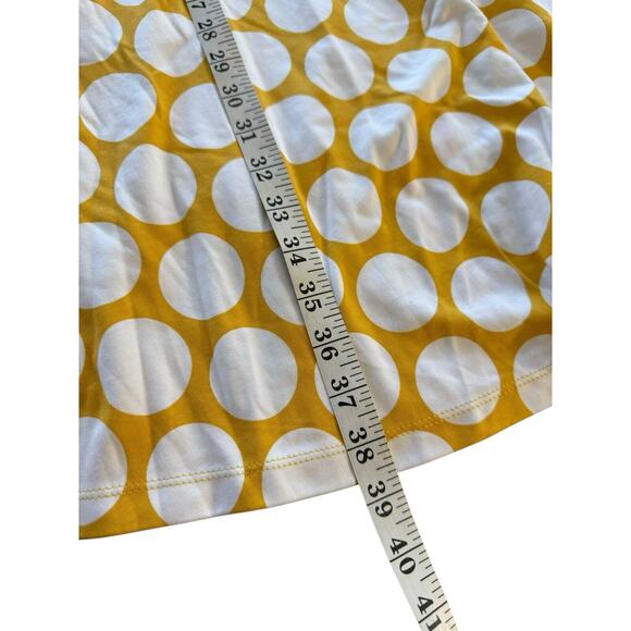 NY&Co Yellow Gold White Polka Dot Dress with Pockets 100% Cotton Plus Size XXL - Picture 5 of 7